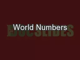 World Numbers