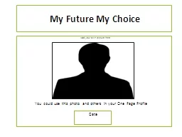 My Future My Choice