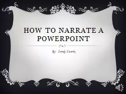 How to Narrate a