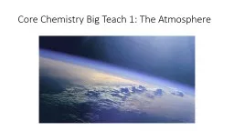 Core Chemistry Big Teach 1: