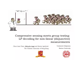 Compressive sensing meets group testing: