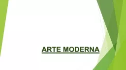 ARTE MODERNA