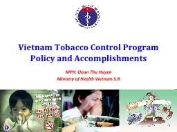 Vietnam Tobacco Control Program