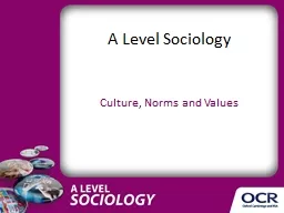 A Level Sociology