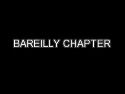 BAREILLY CHAPTER