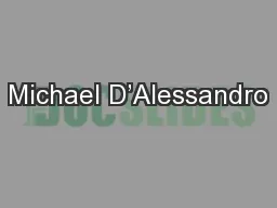 Michael D’Alessandro