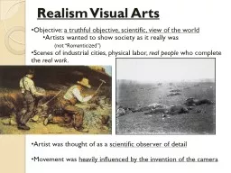 Realism Visual Arts