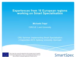 Experiences from 16 European regions working on Smart