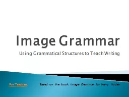 Image Grammar