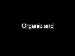 Organic and