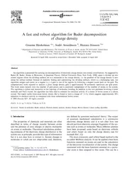 fast and robust algorithm for Bader decomposition of c