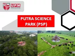| PUTRA SCIENCE PARK (PSP)