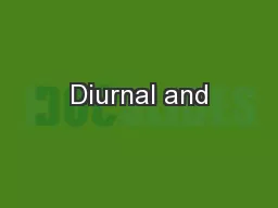 Diurnal and