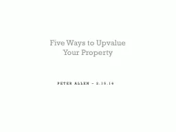 Five Ways to Upvalue