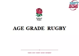 AGE GRADE RUGBY