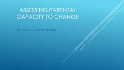 Assessing parental                        capacity to chang