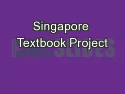 Singapore Textbook Project