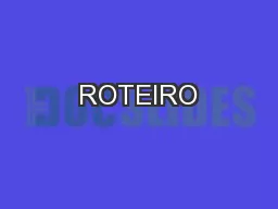 ROTEIRO