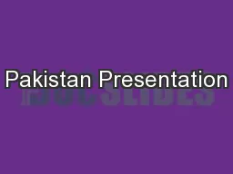 Pakistan Presentation