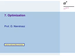 7. Optimization