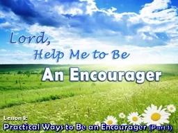 Practical Ways to Be an Encourager