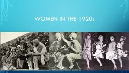 Women in the 1920