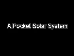 A Pocket Solar System