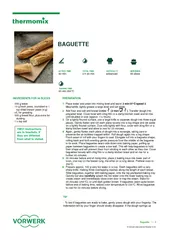Baguette   Vorwerk International Strecker  Co