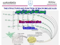 1 THE STRUCTURE AND FUNCTION
