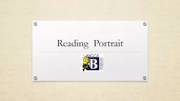 Reading  Portrait