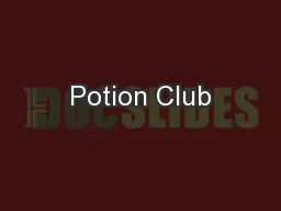 Potion Club