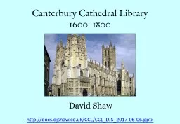 Canterbury Cathedral Library
