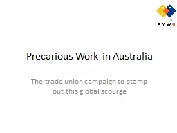 Precarious Work in Australia