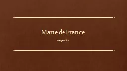 Marie de France