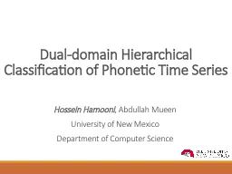 Dual-domain Hierarchical Classification of Phonetic Time Se