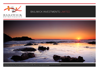 BAILIWICK INVESTMENTS LIMITED Ravenscroft is a trading
