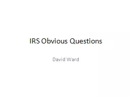 IRS Obvious