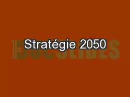 Stratégie 2050