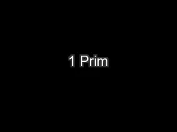 1 Prim