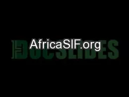 AfricaSIF.org