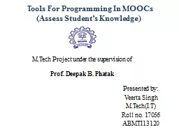 Tools For Programming In MOOCs