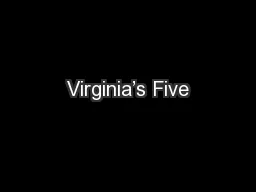 Virginia’s Five