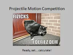 Projectile Motion Competition