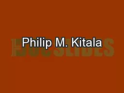 Philip M. Kitala
