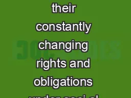 Todays citizens struggle to understand their constantly changing rights and obligations