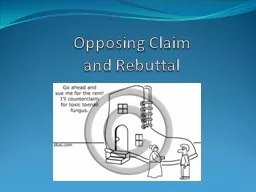 Opposing Claim