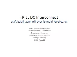TRILL DC Interconnect
