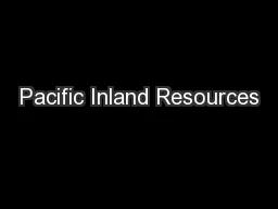 Pacific Inland Resources