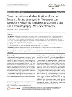 RESEARCH ARTICLE Open Access Characterization and Iden