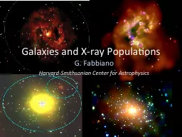 Galaxies and X-ray Populations